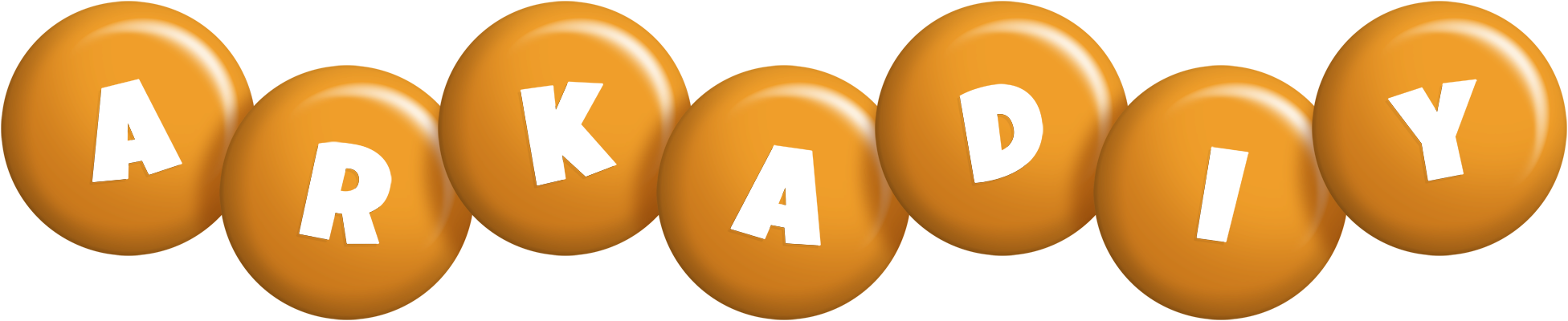 Arkadiy candy-orange logo