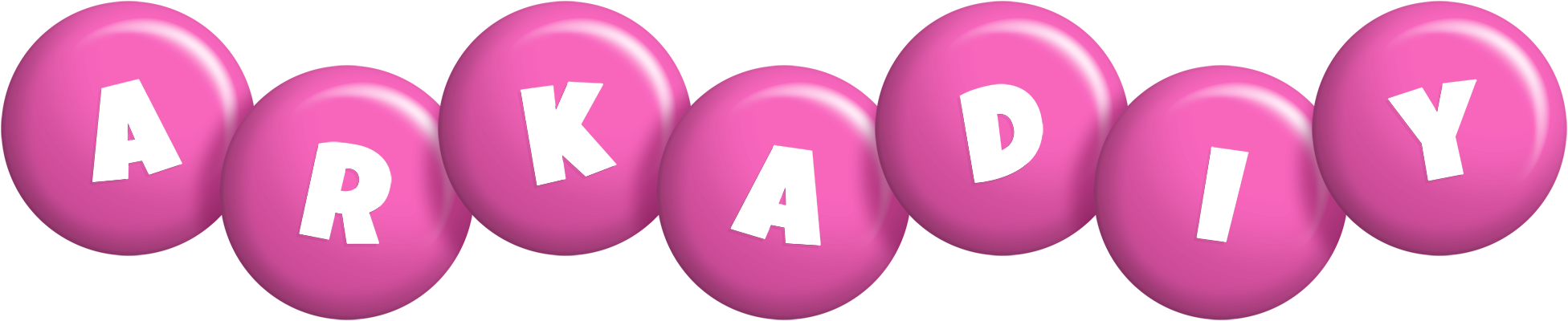 Arkadiy candy-pink logo