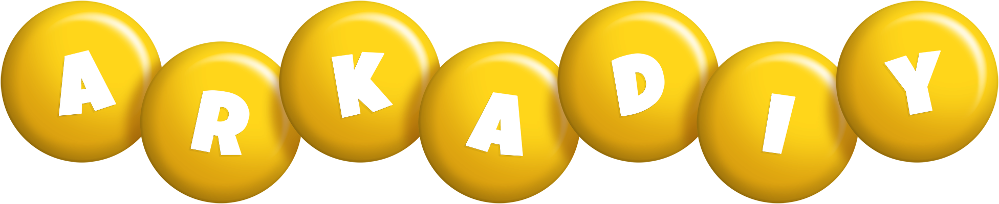 Arkadiy candy-yellow logo