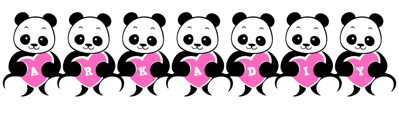 Arkadiy love-panda logo