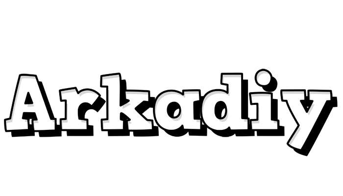 Arkadiy snowing logo