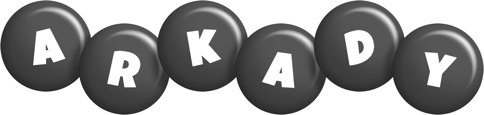 Arkady candy-black logo