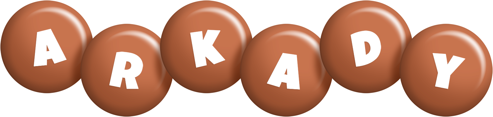 Arkady candy-brown logo