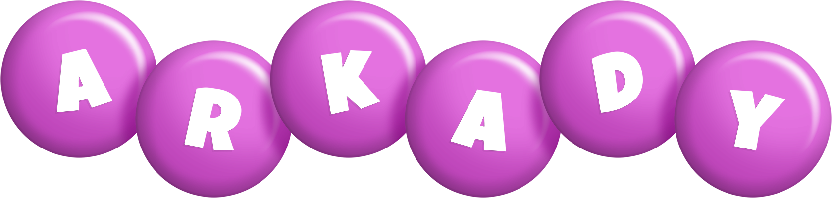 Arkady candy-purple logo