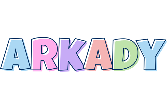 Arkady pastel logo