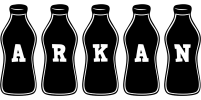 Arkan bottle logo