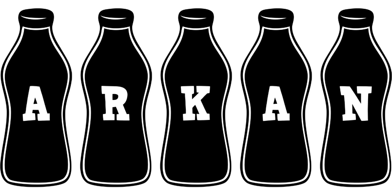 Arkan bottle logo