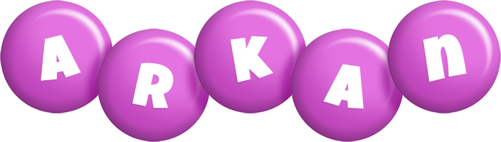 Arkan candy-purple logo