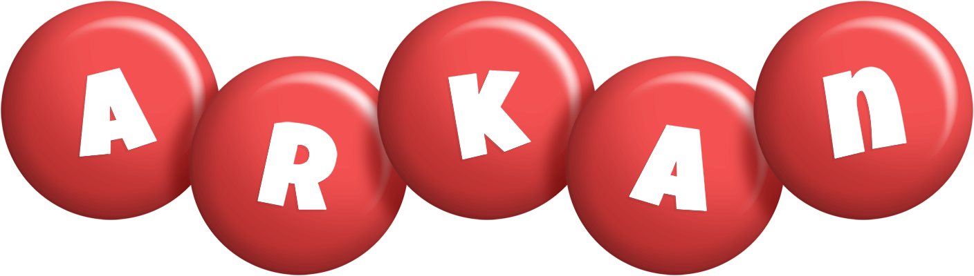 Arkan candy-red logo