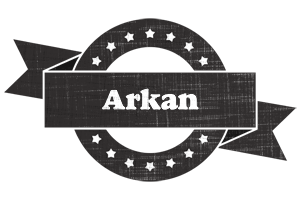 Arkan grunge logo