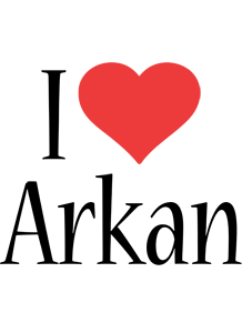 Arkan i-love logo