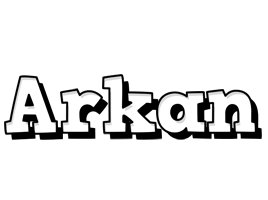 Arkan snowing logo