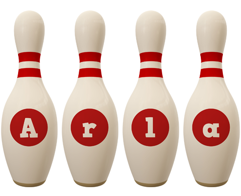 Arla bowling-pin logo