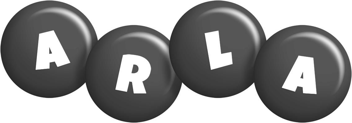 Arla candy-black logo
