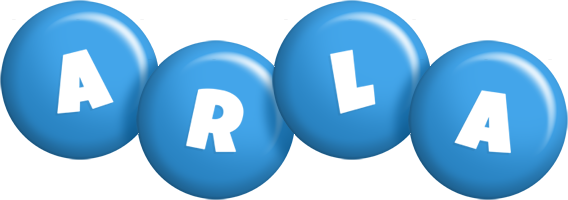 Arla candy-blue logo