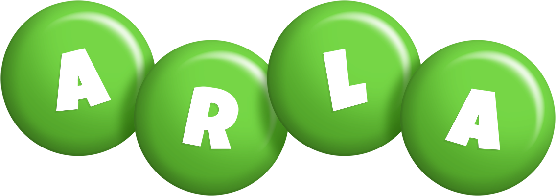 Arla candy-green logo