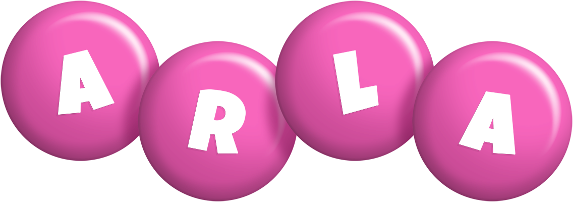 Arla candy-pink logo