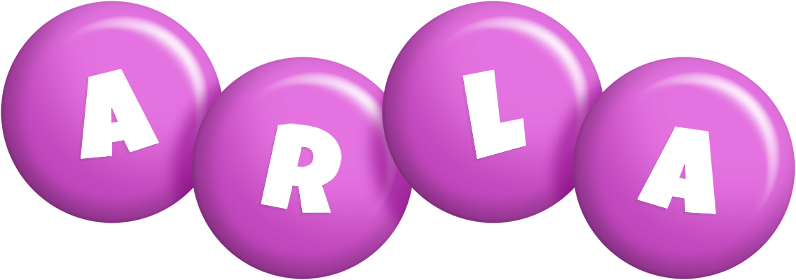 Arla candy-purple logo
