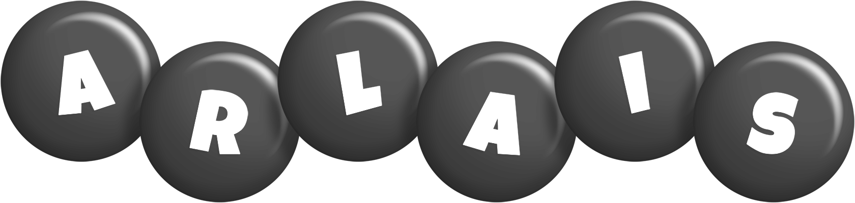 Arlais candy-black logo