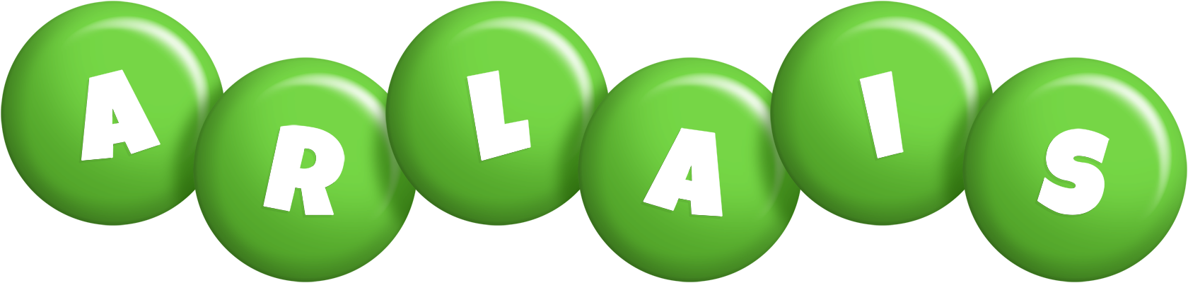 Arlais candy-green logo