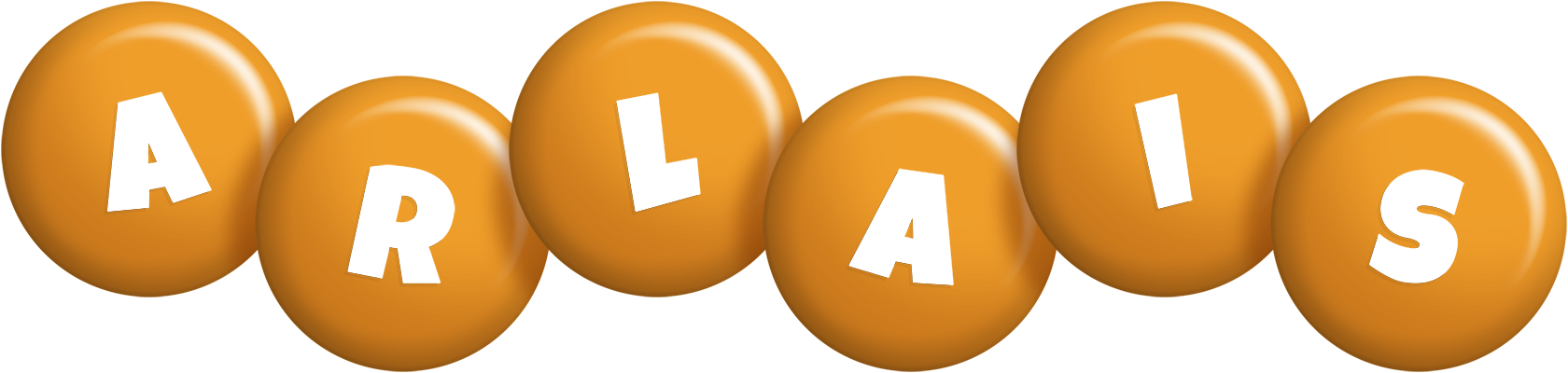 Arlais candy-orange logo