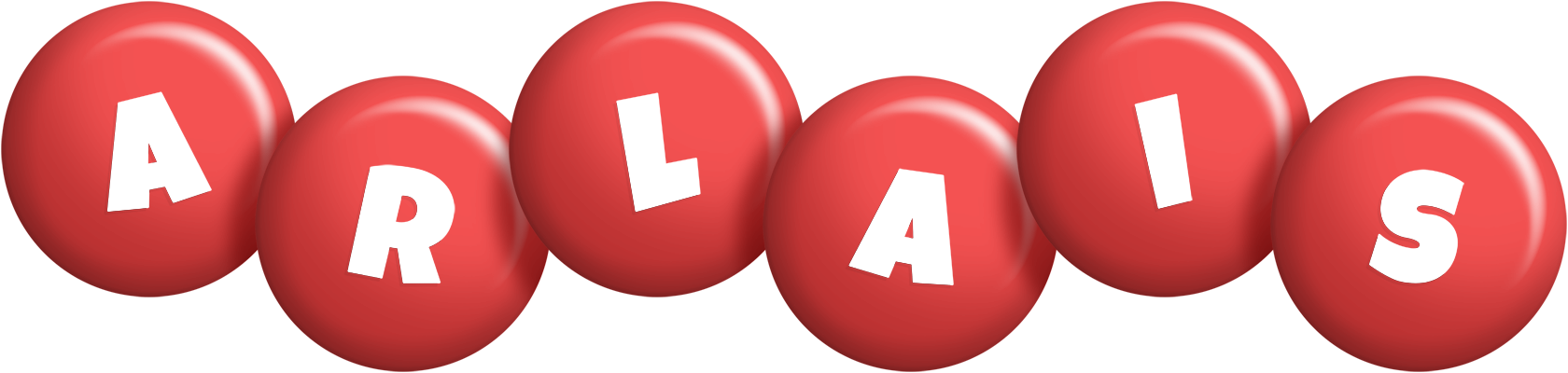 Arlais candy-red logo