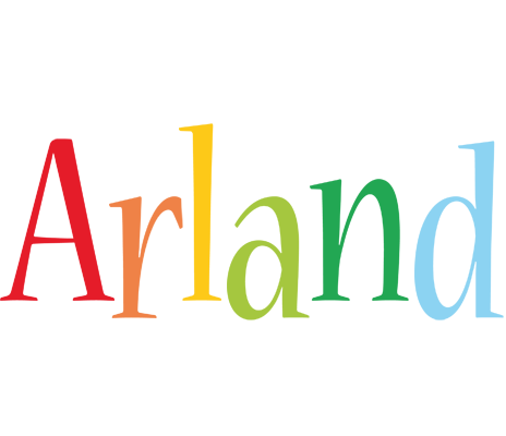 Arland birthday logo