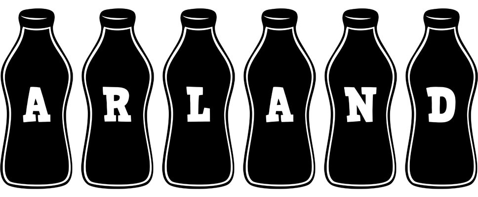 Arland bottle logo