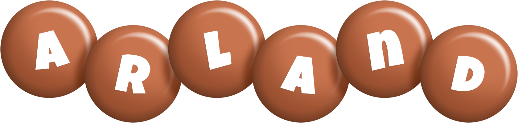 Arland candy-brown logo