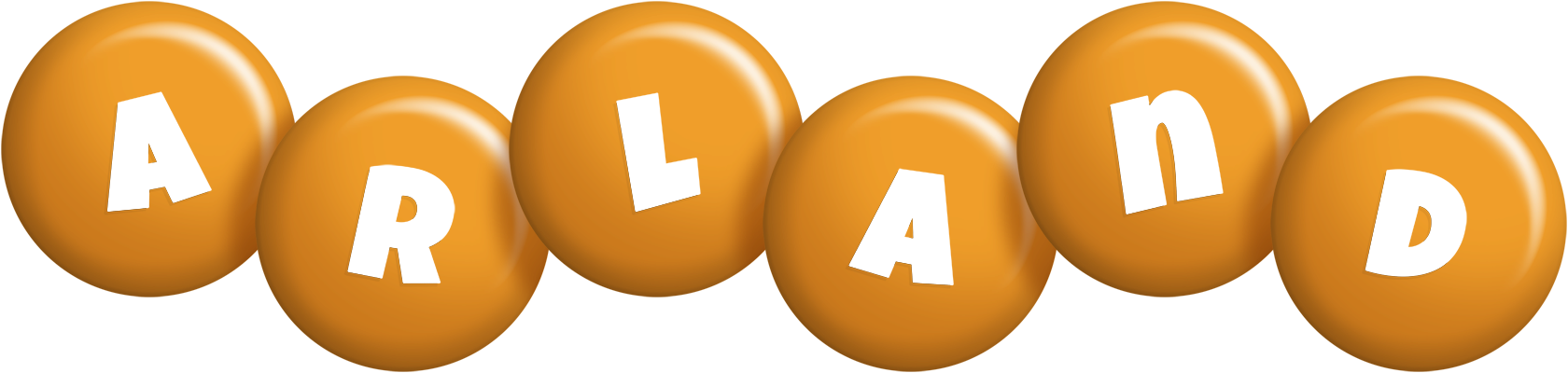 Arland candy-orange logo