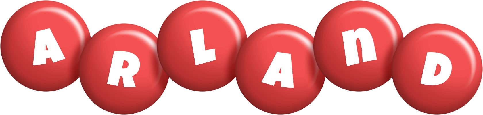 Arland candy-red logo