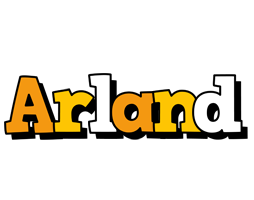 Arland cartoon logo