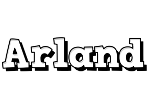 Arland snowing logo