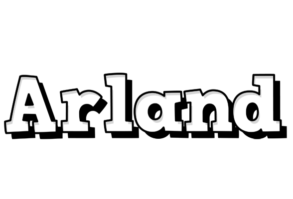 Arland snowing logo