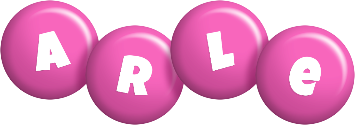Arle candy-pink logo