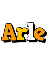 Arle cartoon logo