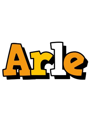 Arle cartoon logo