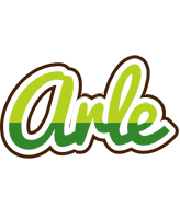 Arle golfing logo