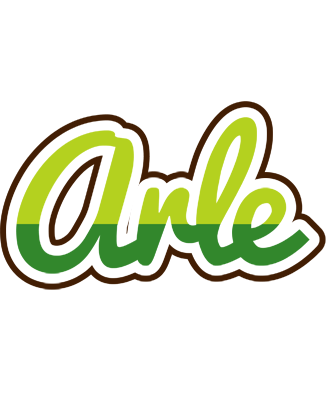 Arle golfing logo