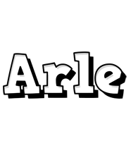 Arle snowing logo