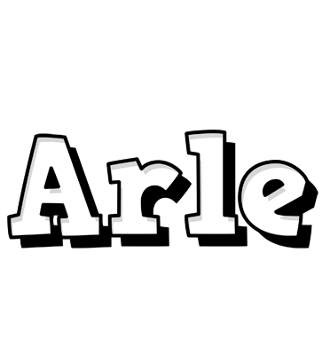 Arle snowing logo
