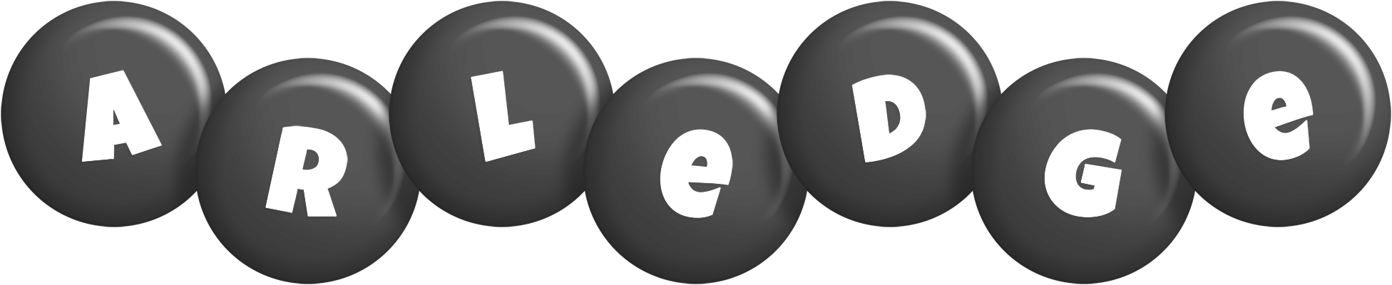 Arledge candy-black logo