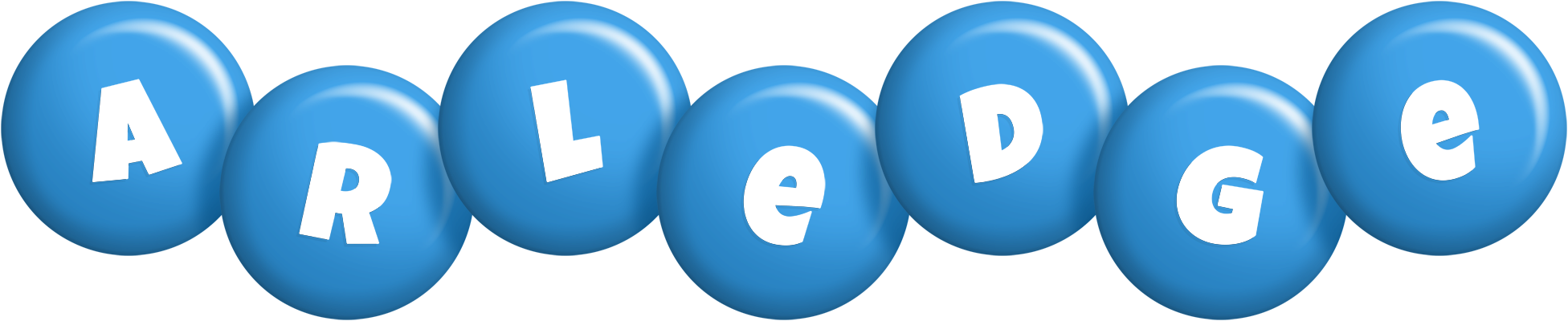 Arledge candy-blue logo