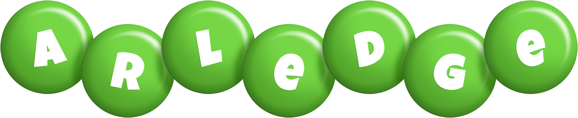 Arledge candy-green logo
