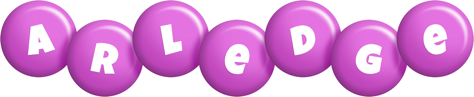 Arledge candy-purple logo
