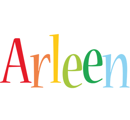 Arleen birthday logo