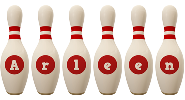 Arleen bowling-pin logo