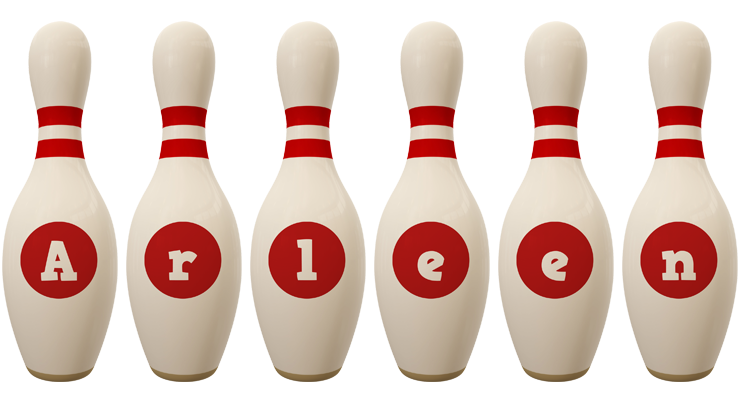 Arleen bowling-pin logo