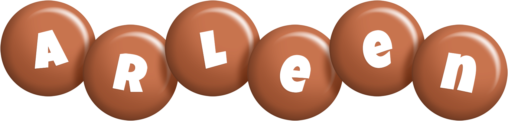 Arleen candy-brown logo