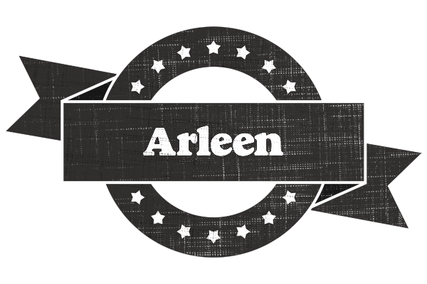 Arleen grunge logo